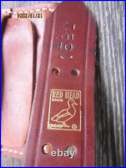 Vtg Redhead 158t 1 1/4 Military Rifle Sling & Crane & Crane Ltd 6 Rd. Ammo Case