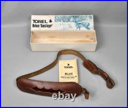 Vtg Torel Deluxe All Leather Gunslinger Convertible Rifle Sling Harness Cowhide