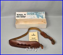 Vtg Torel Deluxe All Leather Gunslinger Convertible Rifle Sling Harness Cowhide