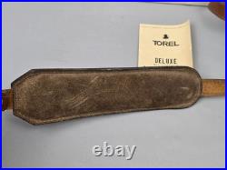 Vtg Torel Deluxe All Leather Gunslinger Convertible Rifle Sling Harness Cowhide