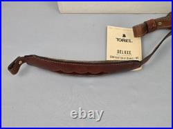 Vtg Torel Deluxe All Leather Gunslinger Convertible Rifle Sling Harness Cowhide