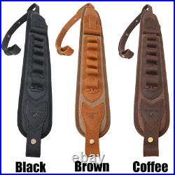 WAYNE'S DOG Canvas Rifle Gun Sling Strap Ammo Holder for. 308.30-30.22MAG 12GA
