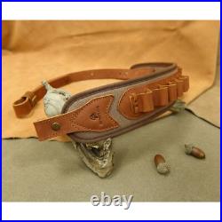 WAYNE'S DOG Canvas Rifle Gun Sling Strap Ammo Holder for. 308.30-30.22MAG 12GA