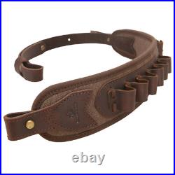 WAYNE'S DOG Canvas Rifle Gun Sling Strap Ammo Holder for. 308.30-30.22MAG 12GA