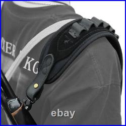 WAYNE'S DOG Leather Gun Buttstock Pouch with Hunting Gun Sling. 22 12GA. 357.308