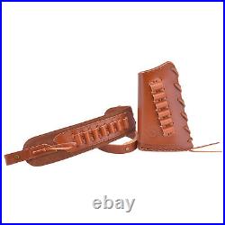 Wayne's Dog Leather And Canvas Shell Holder Buttstock For Rifle/Shotgun – Ambidextrous, Padded