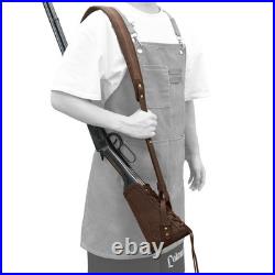 WAYNE'S DOG No Drill Leather Gun Sling Loop Mount with Rifle Cheek Rest Shell