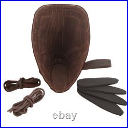 WAYNE'S DOG No Drill Leather Gun Sling Loop Mount with Rifle Cheek Rest Shell
