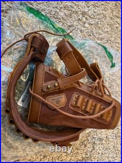 WAYNE'S DOG No Drill Leather Gun Sling Loop Mount with Rifle Cheek Rest Shell Ho