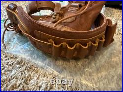 WAYNE'S DOG No Drill Leather Gun Sling Loop Mount with Rifle Cheek Rest Shell Ho