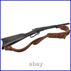 WAYNE'S DOG Soft Leather Shell Slot Sling Rifle Shotgun Strap. 308.357.22 12GA