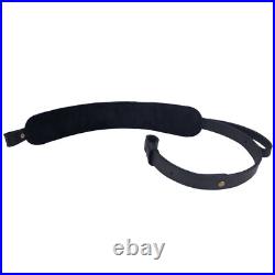 WAYNE'S DOG Soft Leather Shell Slot Sling Rifle Shotgun Strap. 308.357.22 12GA