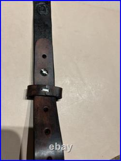 WEATHERBY # 2 Custom Leather Rifle Sling Hand Tooled and Handmade in the USA