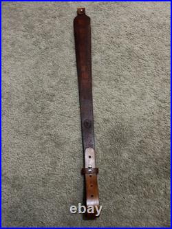 WEATHERBY Custom Leather Rifle Sling Hand Tooled And Made in the USA
