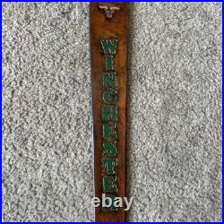 WINCHESTER 77 Custom Leather Rifle Sling Hand Tooled And Made in the USA