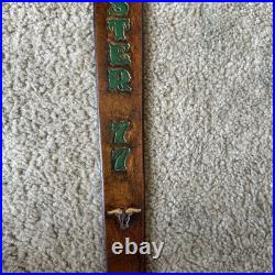 WINCHESTER 77 Custom Leather Rifle Sling Hand Tooled And Made in the USA