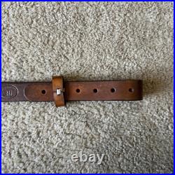 WINCHESTER 77 Custom Leather Rifle Sling Hand Tooled And Made in the USA