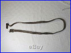WW1 or WW2 Leather & Brass Italian Carcano Rifle Sling
