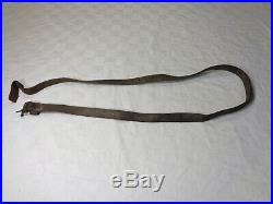 WW1 or WW2 Leather & Brass Italian Carcano Rifle Sling