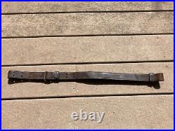 WW2 US Army Military M1907 3 Claw M1903 M1 Garand BAR Leather Sling