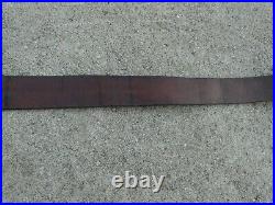 WWI Ersatz French Made Leather Rifle Sling BERTHIER MAS Metal Buckle