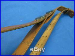 WWI U. S Army M1903 Springfield Rifle Leather Sling, W. T. & B. Co. 1918 H. H. D
