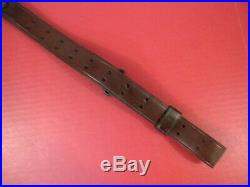 WWI US ARMY AEF M1907 Leather Sling M1903 Springfield Rifle Marked G&K 1918