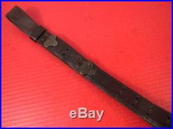 WWI US ARMY AEF M1907 Leather Sling M1903 Springfield Rifle Marked G&K 1918 #1