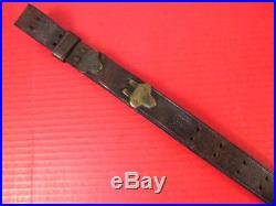 WWI US ARMY AEF M1907 Leather Sling M1903 Springfield Rifle Marked HOYT 1918