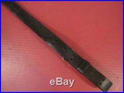 WWI US ARMY AEF M1907 Leather Sling M1903 Springfield Rifle Marked RIA 1914