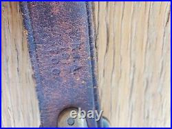 WWI US Army USMC M1907 Leather Rifle Sling M1903 1917 RIA T. C. C. Marked