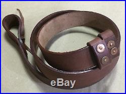 WWI & WWII British Lee Enfield SMLE Leather Rifle Sling x LOT of 5 Slings