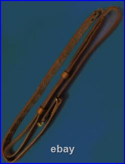 WWI replica B. T. &B. CO. 191 7 upgraded leather sling M1907 hvy, duty GI hooks