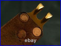 WWI replica B. T. &B. CO. 191 7 upgraded leather sling M1907 hvy, duty GI hooks