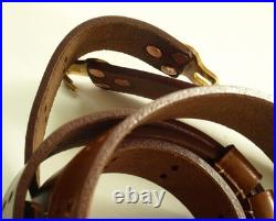WWI replica B. T. &B. CO. 191 7 upgraded leather sling M1907 hvy, duty GI hooks