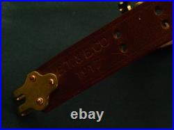 WWI replica B. T. &B. CO. 191 7 upgraded leather sling M1907 hvy, duty GI hooks