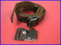 WWII Era German Leather Sling withKeeper for Mauser K98 or 98K Rifle Original #9