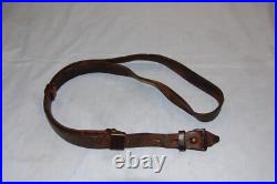 WWII German Army Leather Sling for the Mauser 98 or K98 Rifle Mrkd NICE