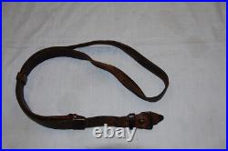 WWII German Army Leather Sling for the Mauser 98 or K98 Rifle Mrkd NICE