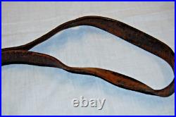 WWII German Army Leather Sling for the Mauser 98 or K98 Rifle Mrkd NICE