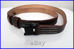 WWII German K98 Brown Leather Rifle Slings X 4 UNITS