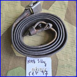 WWII German K98 G43 33/40 Mauser Leather Sling L&F Proofed RefN97