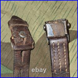 WWII German K98 G43 33/40 Mauser Leather Sling L&F Proofed ref#39A