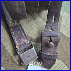 WWII German K98 G43 33/40 Mauser Leather Sling Later War L&F Proofed Ref N103