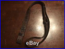WWII Leather M-1907 Rifle Sling Dated 1944 Boyt Original, COMPLETE