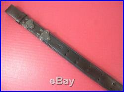 WWII US ARMY AEF M1907 Leather Sling M1903 Springfield Rifle Marked Boyt -44