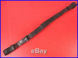 WWII US ARMY M1907 Leather Sling M1903 Springfield M1 Garand Rifle Unmarked #2