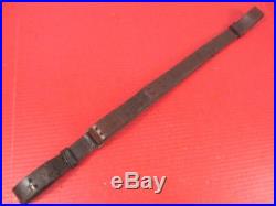 WWII US ARMY M1907 Leather Sling M1903 Springfield or M1 Garand Rifle Unmarked