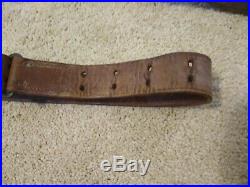WWII US M1 GARAND RIFLE M1907 LEATHER CARRY SLING Pack of 2
