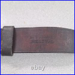 Watervliet Arsenal Leather Rifle Sling US Military Civil War Original